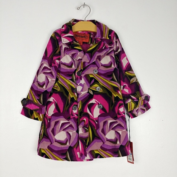 Missoni for Target Other - NWT Missoni for Target Girls Floral Trench Coat L